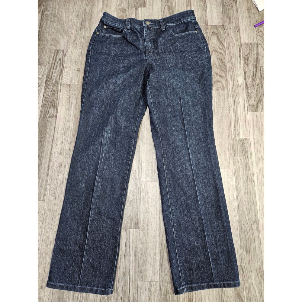 Christopher & Banks Classic Fit Jeans Womens 8 Blue Dark Wash Straight Denim